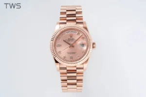 Rolex Day-Date 18K Rose Gold Automatic Watch (commonly known as "DD")