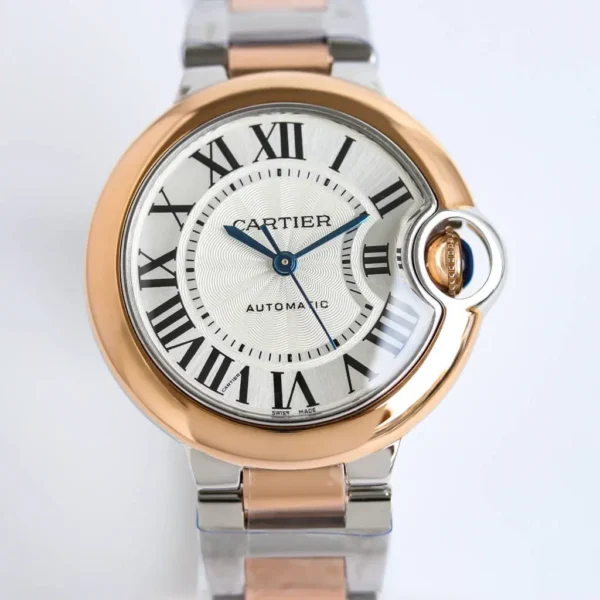 Cartier Ballon Bleu de Cartier two-tone automatic mechanical watch