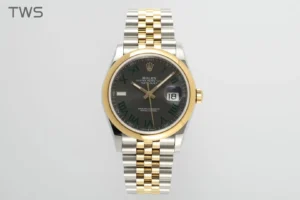 Rolex Datejust two-tone automatic mechanical watch (commonly known as "Green Ivy")