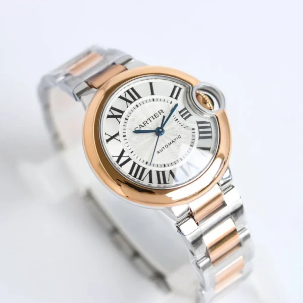Cartier Ballon Bleu de Cartier two-tone automatic mechanical watch