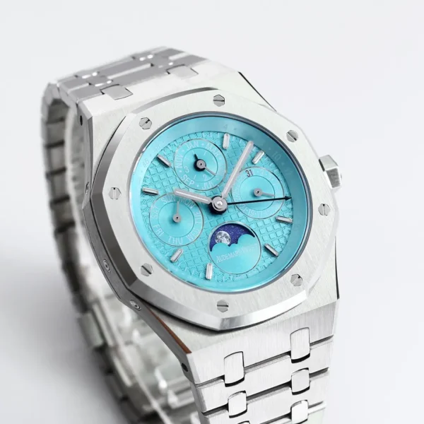 Audemars Piguet Royal Oak Perpetual Calendar Watch (Ice Blue Dial Special Edition)