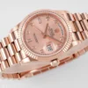 Rolex Day-Date 18K Rose Gold Automatic Watch (commonly known as "DD")