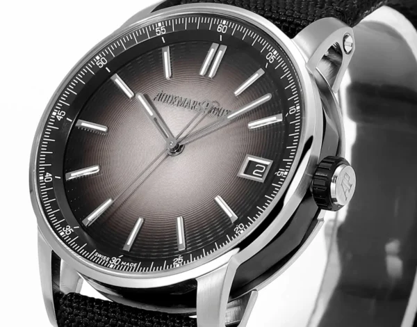 Audemars Piguet CODE 11.59 series 15210ST smoky gray dial watch