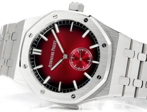Audemars Piguet Royal Oak Manual Winding Small Seconds Watch (Special Edition with Red Dial)