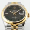 Rolex Datejust two-tone automatic mechanical watch (commonly known as "Green Ivy")