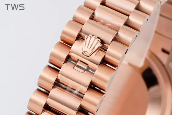 Rolex Day-Date 18K Rose Gold Automatic Watch (commonly known as "DD")