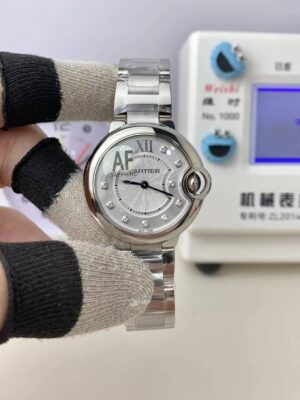 Cartier Ballon Bleu de Cartier Diamond-set Automatic Watch