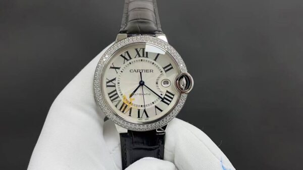 Cartier Ballon Bleu de Cartier Diamond-set Automatic Watch
