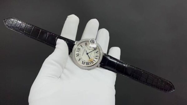 Cartier Ballon Bleu de Cartier Diamond-set Automatic Watch