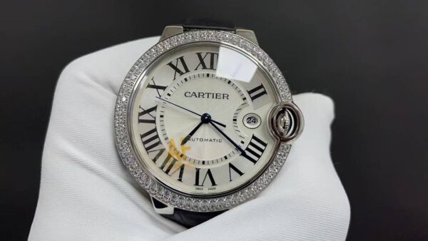 Cartier Ballon Bleu de Cartier Diamond-set Automatic Watch