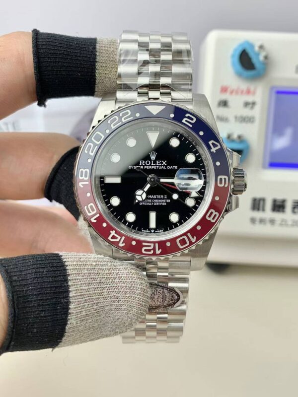 Rolex GMT-Master II automatic mechanical watch (commonly known as the "Coke bezel")