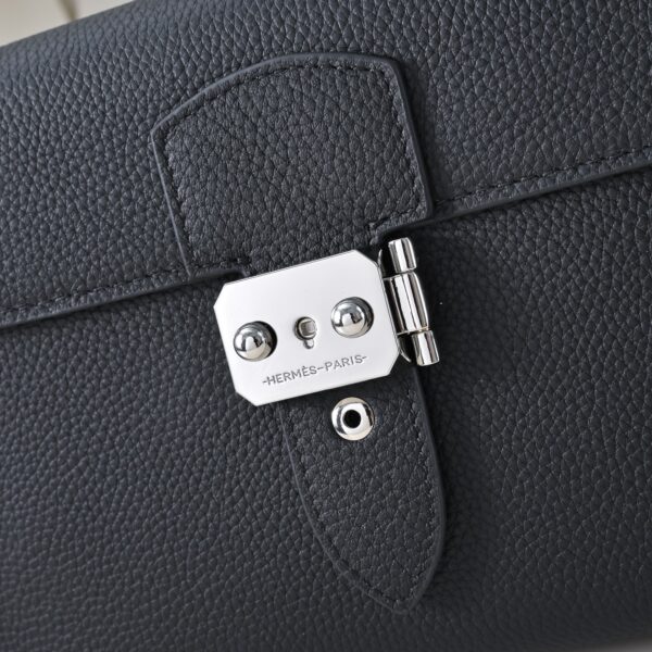 Montblanc Men's Clutch Bag (Black Grained Leather)