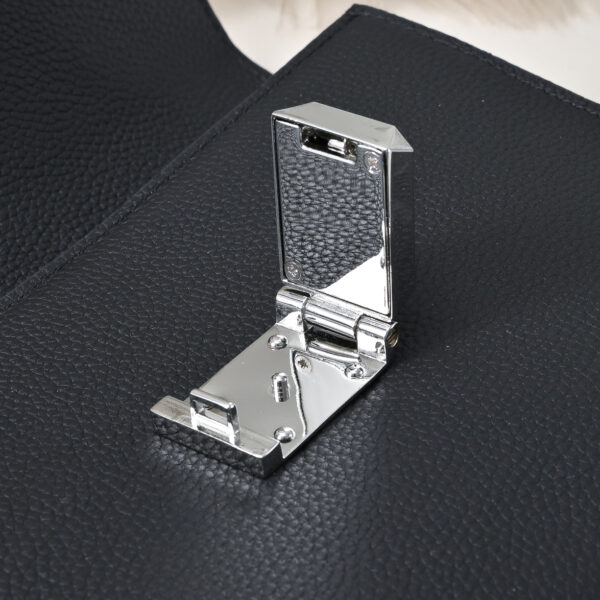 Montblanc Men's Clutch Bag (Black Grained Leather)