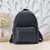 Bottega Veneta's classic Intrecciato woven men's backpack (black calfskin leather)
