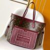 Louis Vuitton Neverfull Tote Bag (Limited Edition with Burgundy Trim)