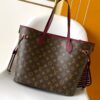 Louis Vuitton Neverfull Tote Bag (Limited Edition with Burgundy Trim)