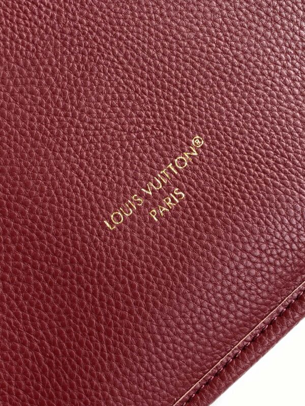 Louis Vuitton Neverfull Tote Bag (Limited Edition with Burgundy Trim)