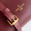 Louis Vuitton Side Trunk series soft box bag (burgundy grained calfskin)