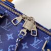 Louis Vuitton Keepall Bandoulière travel bag (limited edition with blue monogram graffiti)
