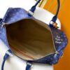Louis Vuitton Keepall Bandoulière travel bag (limited edition with blue monogram graffiti)