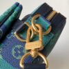 Louis Vuitton (LV) x Collaboration Trio Messenger Bag (Green and Blue Monogram Graffiti Style)
