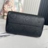 Louis Vuitton Speedy Bandoulière 20 Pillow Bag (Black Embossed Calfskin)