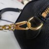 Louis Vuitton Speedy Bandoulière 20 Pillow Bag (Black Embossed Calfskin)