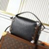 Louis Vuitton Side Trunk series soft box bag (black with monogram pattern)