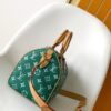 Louis Vuitton Speedy Bandoulière 25 Pillow Bag (Green Embossed Leather)