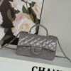 Chanel Classic Flap Mini Classic Handbag with Top Handle (Patent Leather)