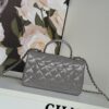 Chanel Classic Flap Mini Classic Handbag with Top Handle (Patent Leather)