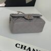 Chanel Classic Flap Mini Classic Handbag with Top Handle (Patent Leather)
