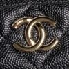 Chanel's classic flap bag series, caviar leather long box bag (Vanity Case)