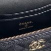 Chanel's classic flap bag series, caviar leather long box bag (Vanity Case)