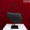 Dior Saddle Bag (Oblique Embossed All Black)