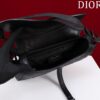 Dior Saddle Bag (Oblique Embossed All Black)