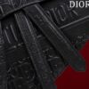 Dior Saddle Bag (Oblique Embossed All Black)