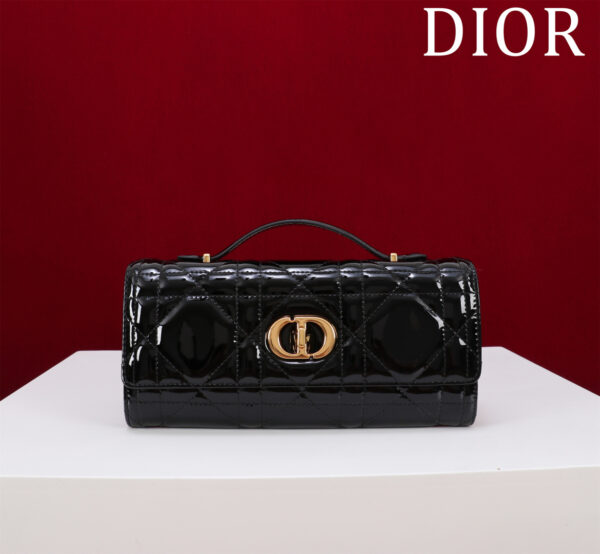 Dior Miss Dior Mini Handle Flap Bag (Patent Leather)