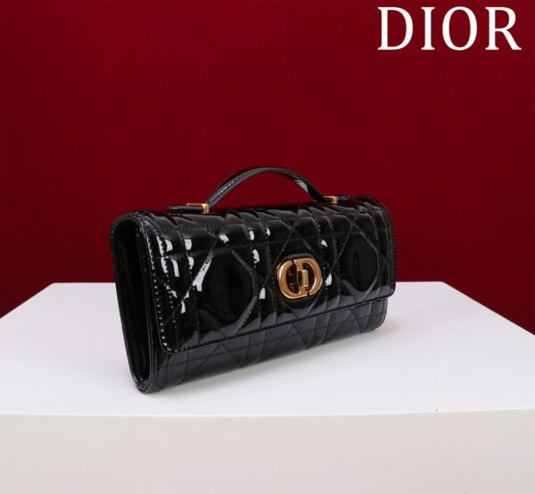 Dior Miss Dior Mini Handle Flap Bag (Patent Leather)
