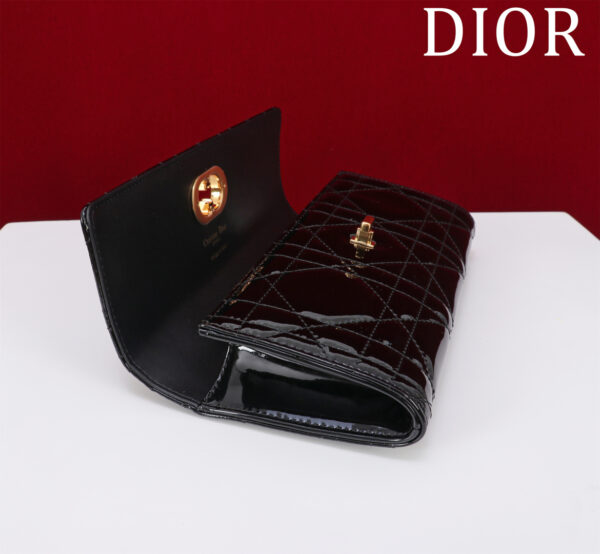 Dior Miss Dior Mini Handle Flap Bag (Patent Leather)
