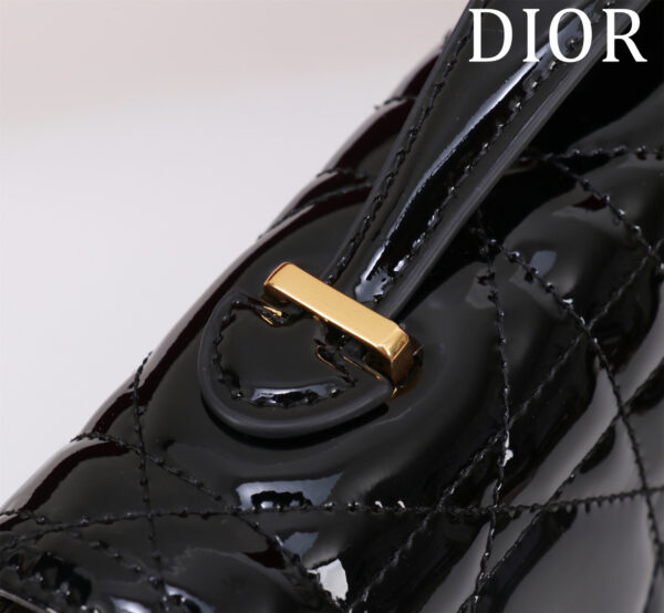 Dior Miss Dior Mini Handle Flap Bag (Patent Leather)