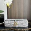 Dior Saddle Bag (Oblique monogram canvas mini crossbody)