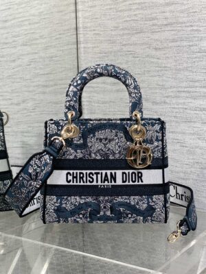 Dior Lady D-Lite bag (limited edition with floral and bird print)