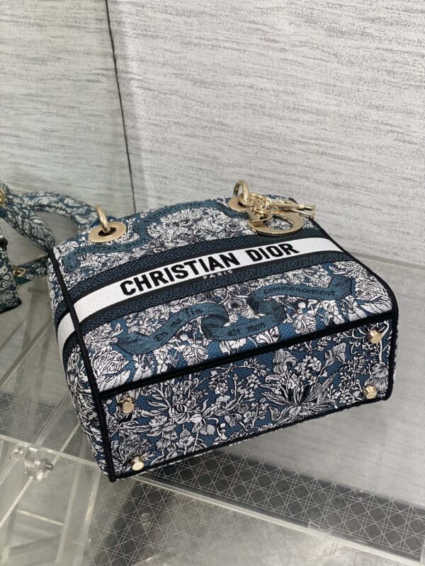 Dior Lady D-Lite bag (limited edition with floral and bird print)