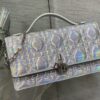 Dior Miss Dior series mini handle flap bag (limited edition laser patent leather)