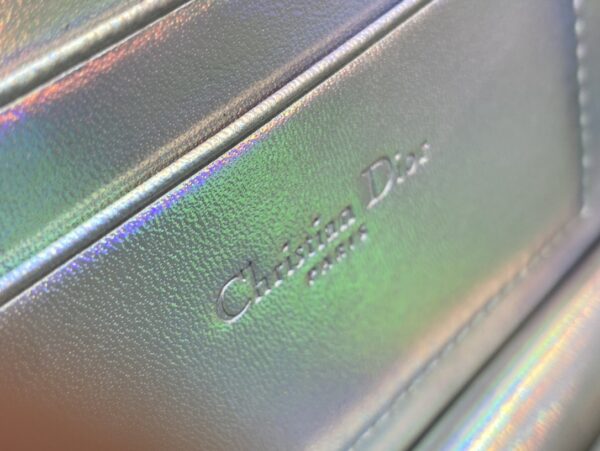 Dior Miss Dior series mini handle flap bag (limited edition laser patent leather)