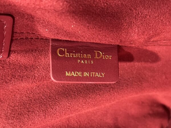 Dior Toujours Quilted Tote Bag (Burgundy Lambskin)