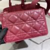 Dior Toujours Quilted Tote Bag (Burgundy Lambskin)